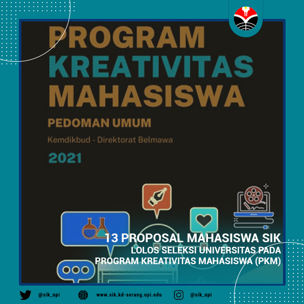 13 Proposal PKM Mahasiswa SIK Lolos Seleksi Universitas – Sistem ...